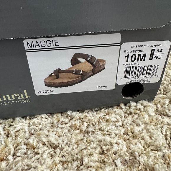 Natural Reflections Maggie Brown Sandals - Picture 3 of 6